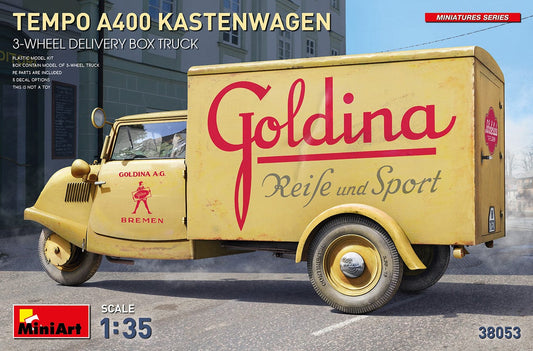 010 - Miniart - 38053 - Tempo A400 Kastenwagen Delivery Box Van - primary image