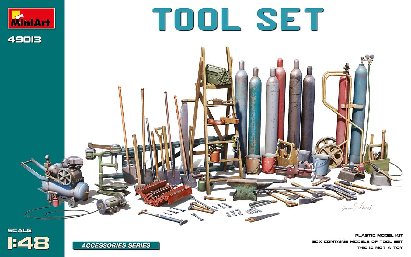 010 - Miniart - 49013 - Tool Set - primary image