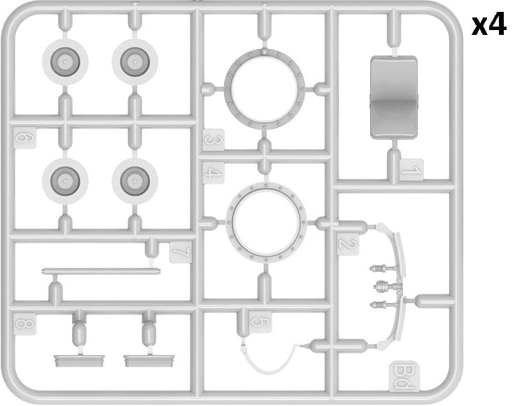 202 - Miniart - 40003 - TsAMO Project - sprue