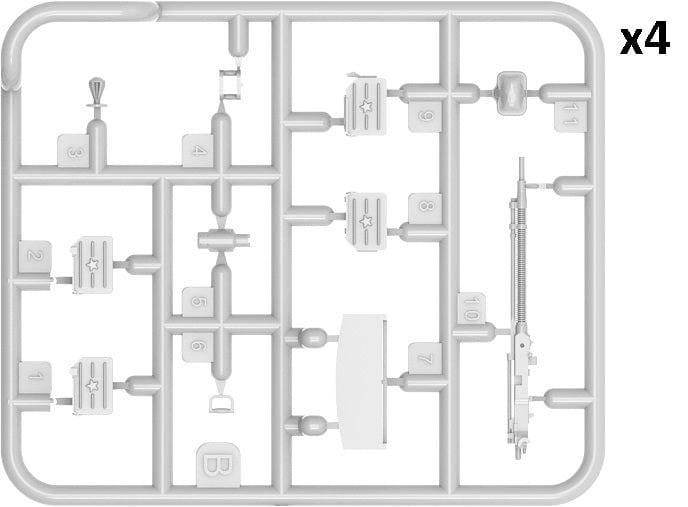 203 - Miniart - 40003 - TsAMO Project - sprue