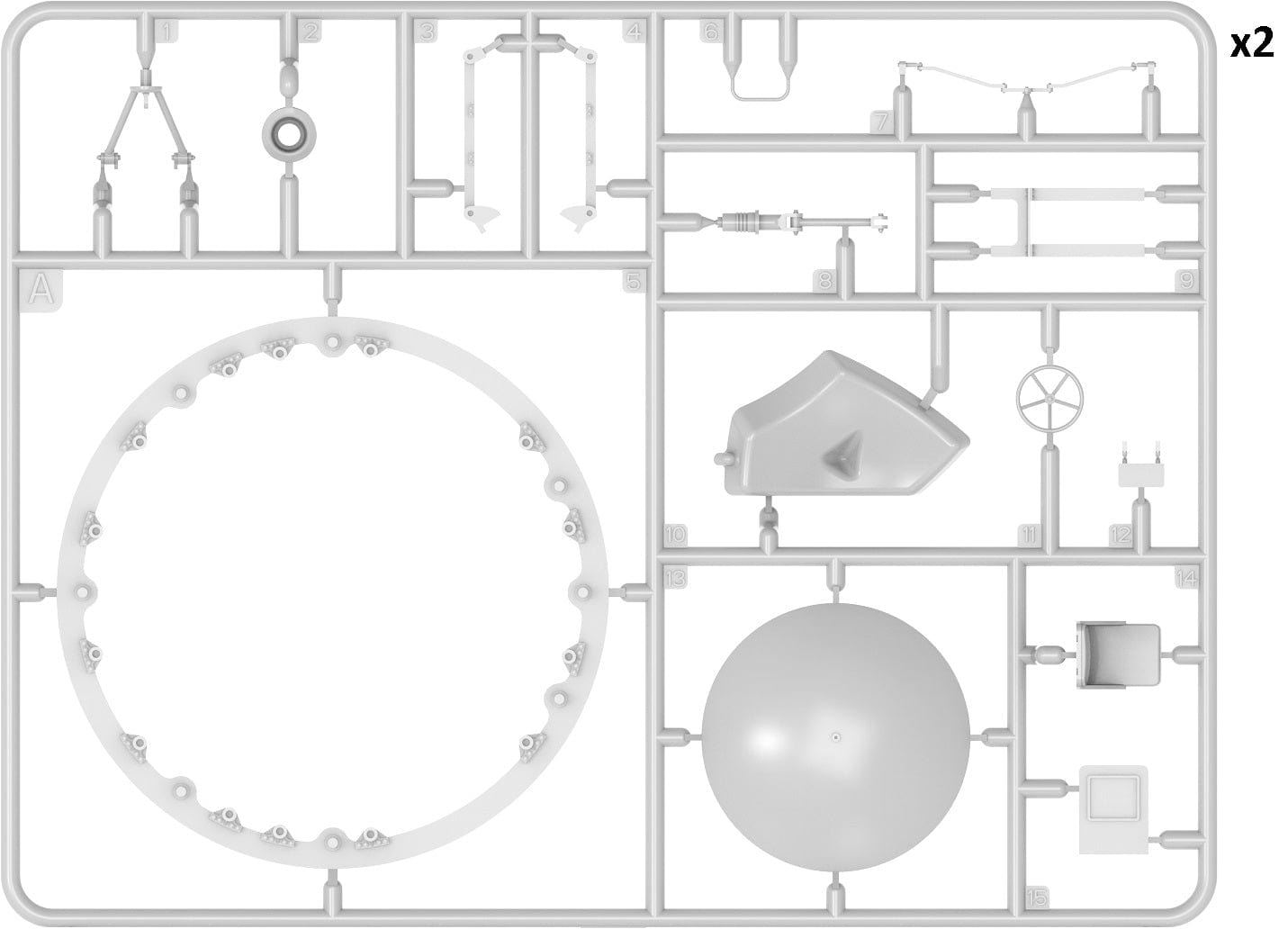 204 - Miniart - 40003 - TsAMO Project - sprue