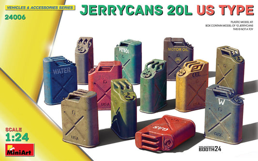 010 - Miniart - 24006 - United Sates 20l Jerry Cans - primary image