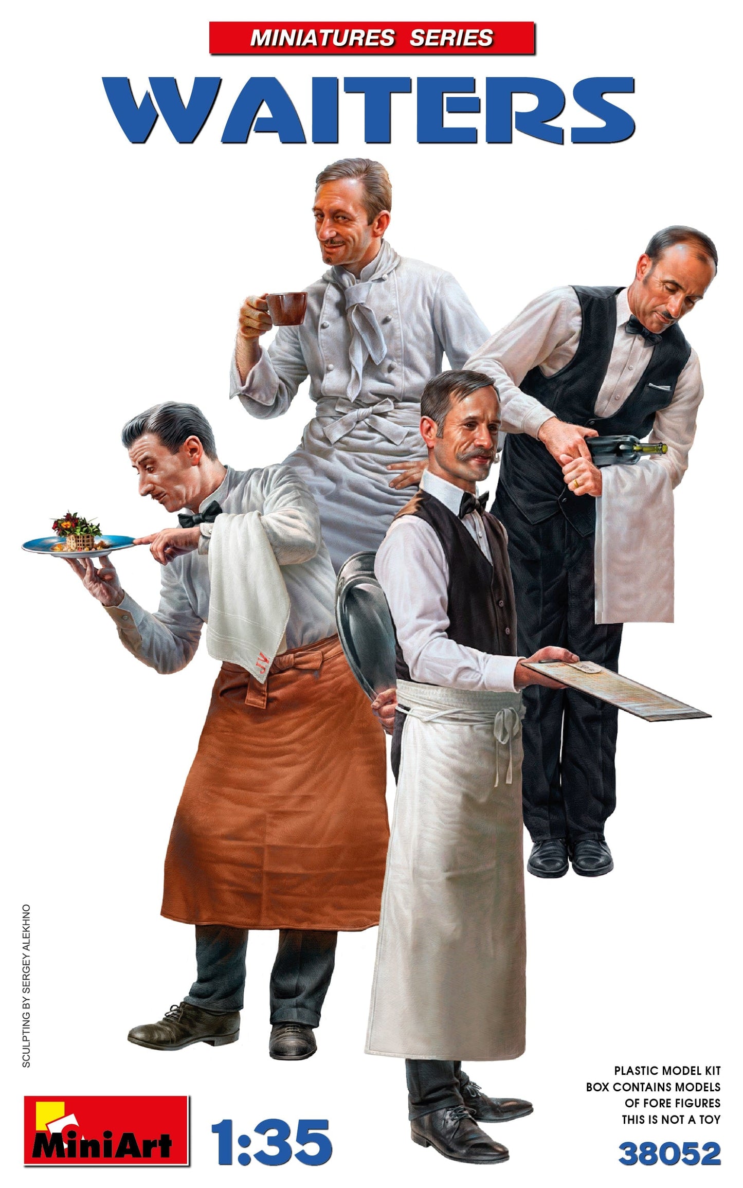 010 - Miniart - 38052 - Waiters - primary image