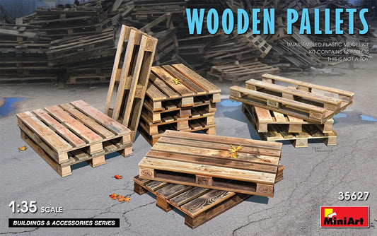 010 - Miniart - 35627 - Wooden Pallets  - primary image
