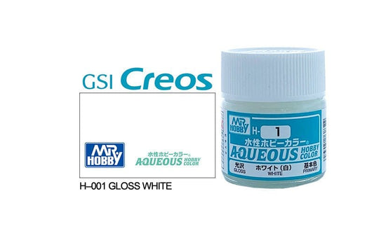 010 - Mr. Hobby - H-001 - Mr Hobby Aqueous H-001 White - primary image