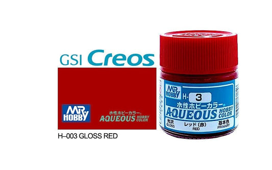 010 - Mr. Hobby - H-003 - Mr Hobby Aqueous H-003 Red - primary image