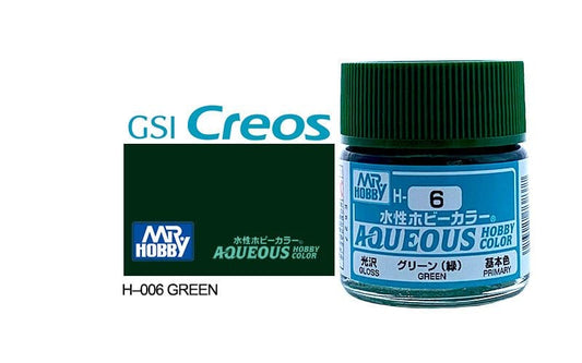 010 - Mr. Hobby - H-006 - Mr Hobby Aqueous H-006 Green - primary image