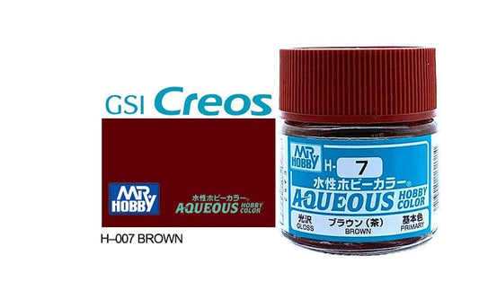 010 - Mr. Hobby - H-007 - Mr Hobby Aqueous H-007 Brown - primary image