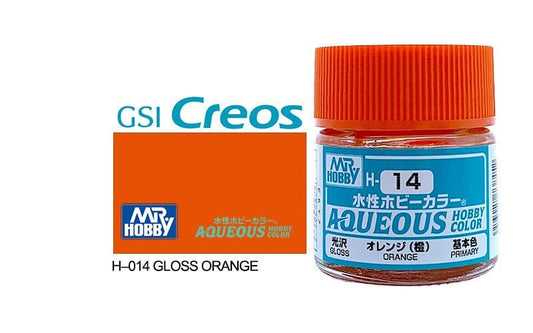010 - Mr. Hobby - H-014 - Mr Hobby Aqueous H-014 Orange - primary image