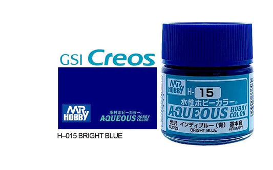 010 - Mr. Hobby - H-015 - Mr Hobby Aqueous H-015 Bright Blue - primary image