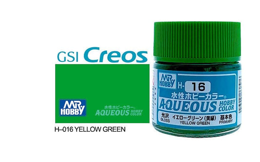 010 - Mr. Hobby - H-016 - Mr Hobby Aqueous H-016 Yellow Green - primary image