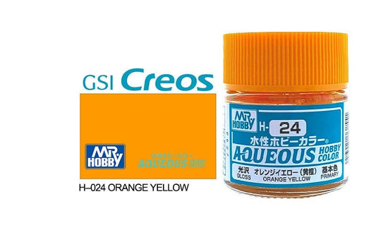 010 - Mr. Hobby - H-024 - Mr Hobby Aqueous H-024 Orange Yellow - primary image
