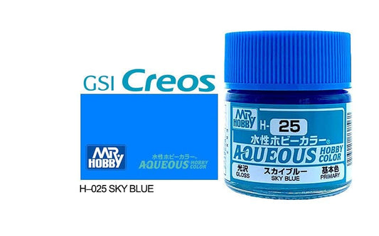010 - Mr. Hobby - H-025 - Mr Hobby Aqueous H-025 Sky Blue - primary image