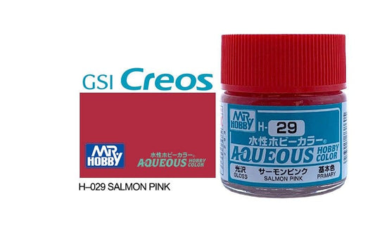 010 - Mr. Hobby - H-029 - Mr Hobby Aqueous H-029 Salmon Pink - primary image