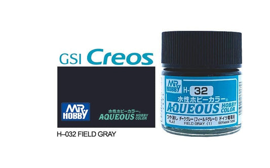 010 - Mr. Hobby - H-032 - Mr Hobby Aqueous H-032 German Field Gray - primary image