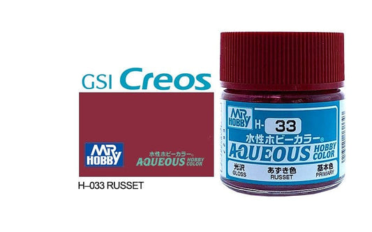 010 - Mr. Hobby - H-033 - Mr Hobby Aqueous H-033 Russet - primary image