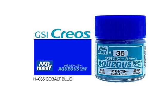 010 - Mr. Hobby - H-035 - Mr Hobby Aqueous H-035 Cobalt Blue - primary image