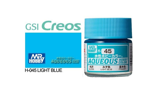 010 - Mr. Hobby - H-045 - Mr Hobby Aqueous H-045 Light Blue - primary image
