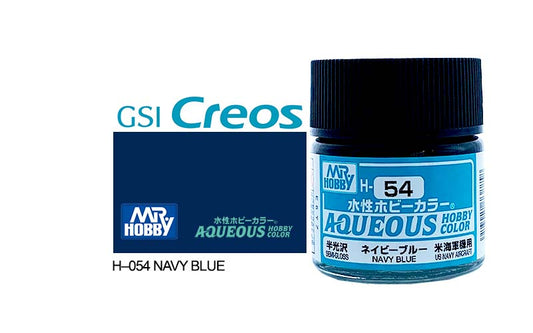 010 - Mr. Hobby - H-054 - Mr Hobby Aqueous H-054 Navy Blue (US) - primary image