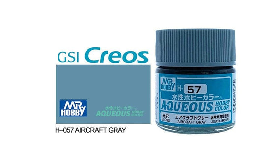 010 - Mr. Hobby - H-057 - Mr Hobby Aqueous H-057 Aircraft Gray (US) - primary image