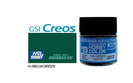 010 - Mr. Hobby - H-060 - Mr Hobby Aqueous H-060 IJA Green (Japan) - primary image
