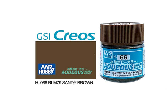010 - Mr. Hobby - H-066 - Mr Hobby Aqueous H-066 RLM79 Sandy Brown (Germany) - primary image