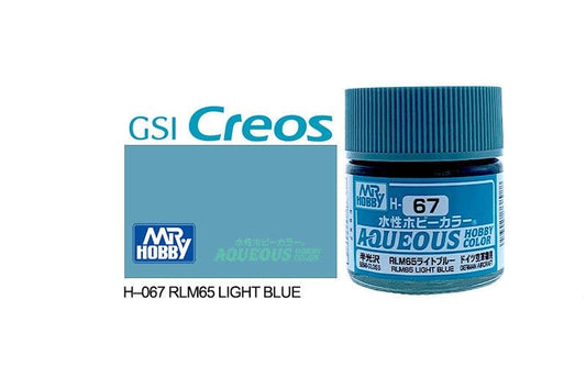 010 - Mr. Hobby - H-067 - Mr Hobby Aqueous H-067 RLM65 Light Blue (Germany) - primary image