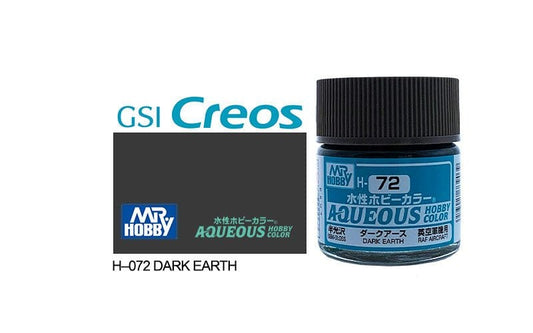 010 - Mr. Hobby - H-072 - Mr Hobby Aqueous H-072 Dark Earth (UK) - primary image