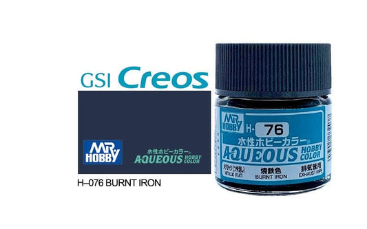 010 - Mr. Hobby - H-076 - Mr Hobby Aqueous H-076 Burnt Iron - primary image