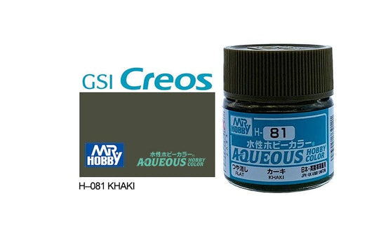 010 - Mr. Hobby - H-081 - Mr Hobby Aqueous H-081 Khaki (Japan and UK) - primary image