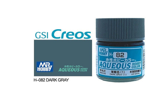 010 - Mr. Hobby - H-082 - Mr Hobby Aqueous H-082 Dark Gray 1 (US) - primary image