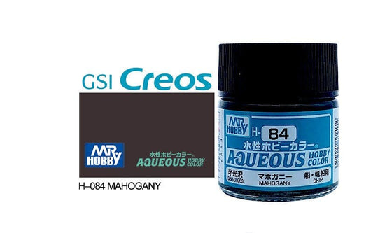 010 - Mr. Hobby - H-084 - Mr Hobby Aqueous H-084 Mahogany - primary image