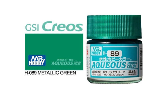 010 - Mr. Hobby - H-089 - Mr Hobby Aqueous H-089 Metallic Green (Germany) - primary image