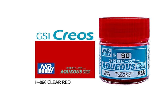 010 - Mr. Hobby - H-090 - Mr Hobby Aqueous H-090 Clear Red - primary image