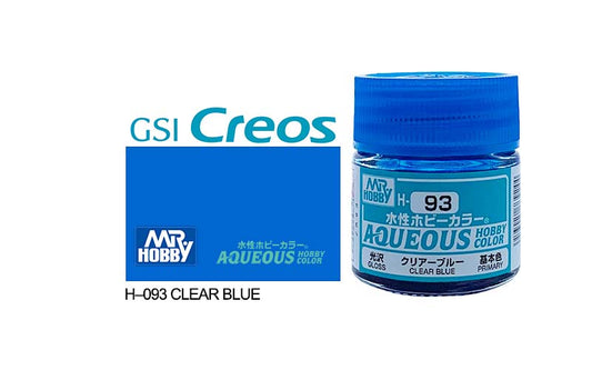 010 - Mr. Hobby - H-093 - Mr Hobby Aqueous H-093 Clear Blue - primary image
