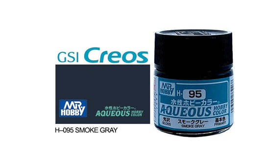 010 - Mr. Hobby - H-095 - Mr Hobby Aqueous H-095 Smoke Gray - primary image