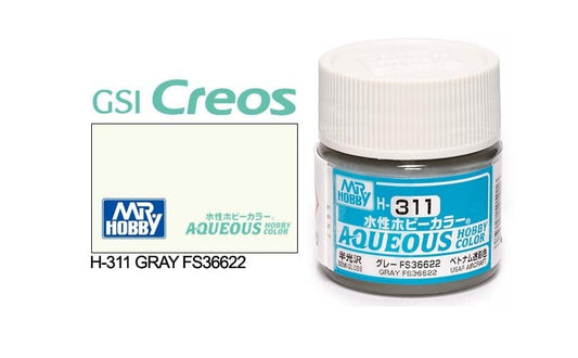 010 - Mr. Hobby - H-311 - Mr Hobby Aqueous H-311 Gray FS36622 (US) - primary image
