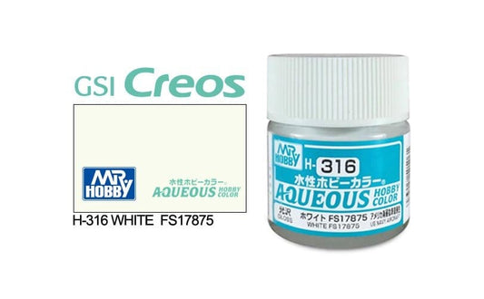 010 - Mr. Hobby - H-316 - Mr Hobby Aqueous H-316 White FS17875 (US) - primary image