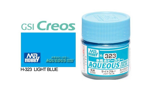 010 - Mr. Hobby - H-323 - Mr Hobby Aqueous H-323 Light Blue - primary image