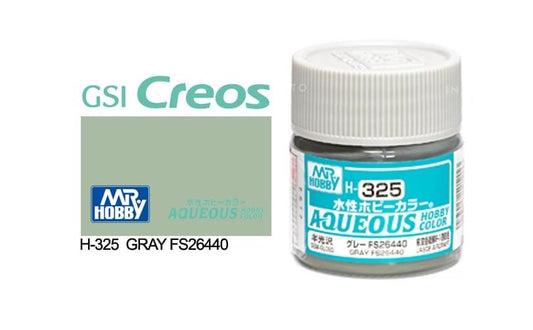 010 - Mr. Hobby - H-325 - Mr Hobby Aqueous H-325 Gray FS26440 - primary image