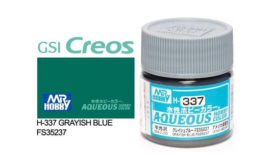 010 - Mr. Hobby - H-337 - Mr Hobby Aqueous H-337 Grayish Blue FS35237 (US) - primary image