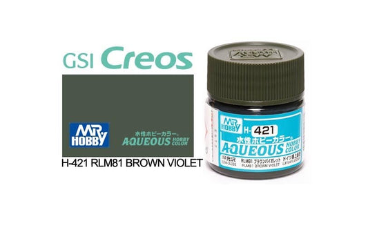 010 - Mr. Hobby - H-421 - Mr Hobby Aqueous H-421 RLM81 Brown Violet (Germany) - primary image