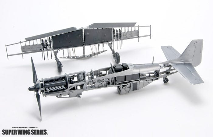 Zoukei-Mura - SWS04 - North American P-51D Mustang - unpainted model