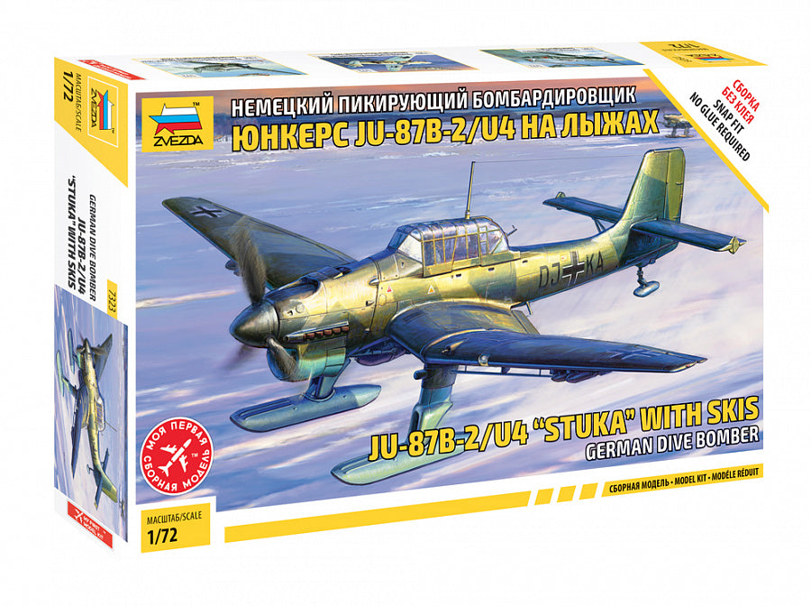 010 - Junkers Ju 87 B-2/U4 Stuka with Skis [snap fit] - primary image
