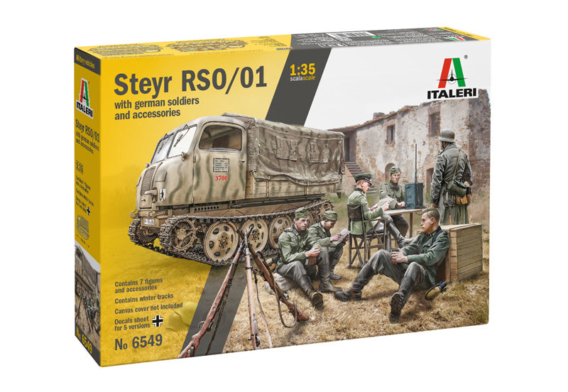 Steyr RSO/1 avec l'infanterie allemande