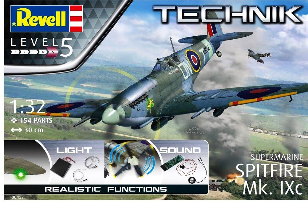010 - Revell - 00457 - Supermarine Spitfire F Mk IXc [Technik] - primary image