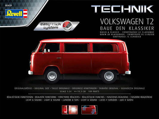 010 - Revell - 00459 - Volkswagen T1 Bus [technik] [easy-click] - primary image