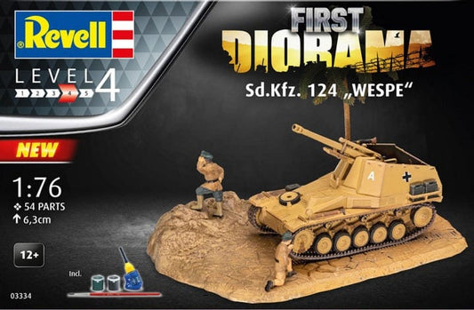 010 - Revell - 03334 - Sd.Kfz. 124 Wespe [first diorama] - primary image