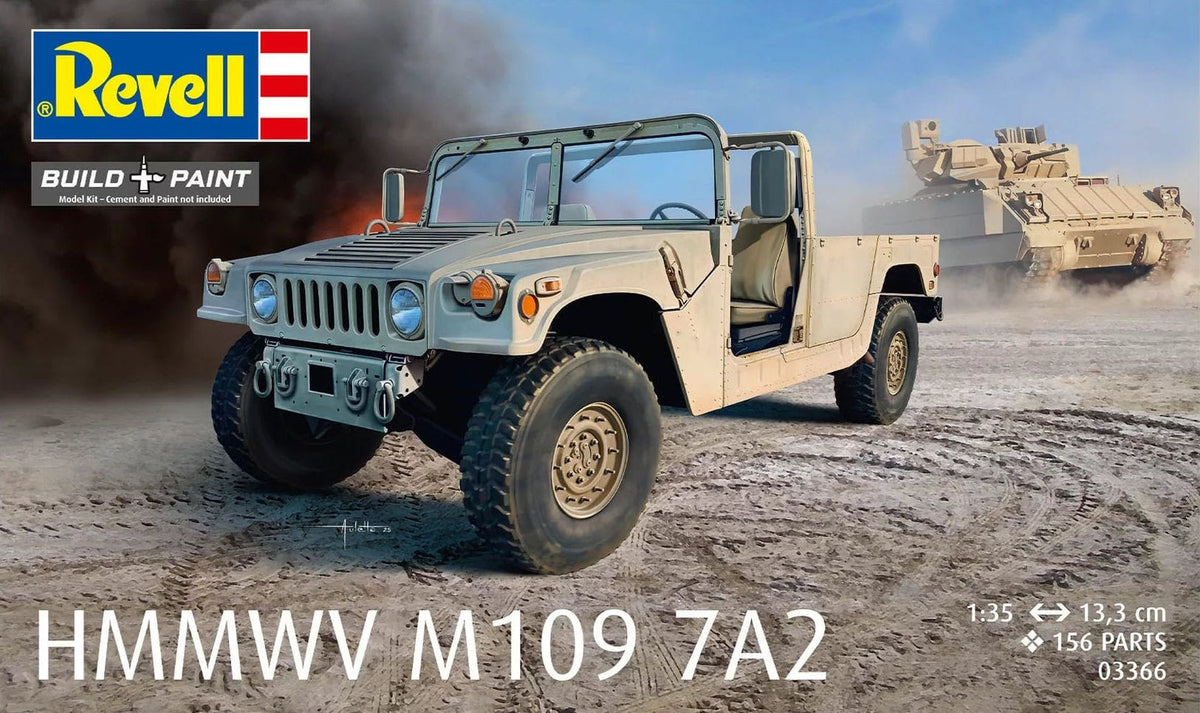 010 - Revell - 03366 - HMMWV Humvee M1097A2 - primary image