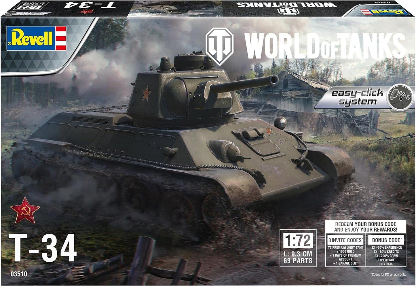 010 - Revell - 03510 - T-34 [World of Tanks] - primary image